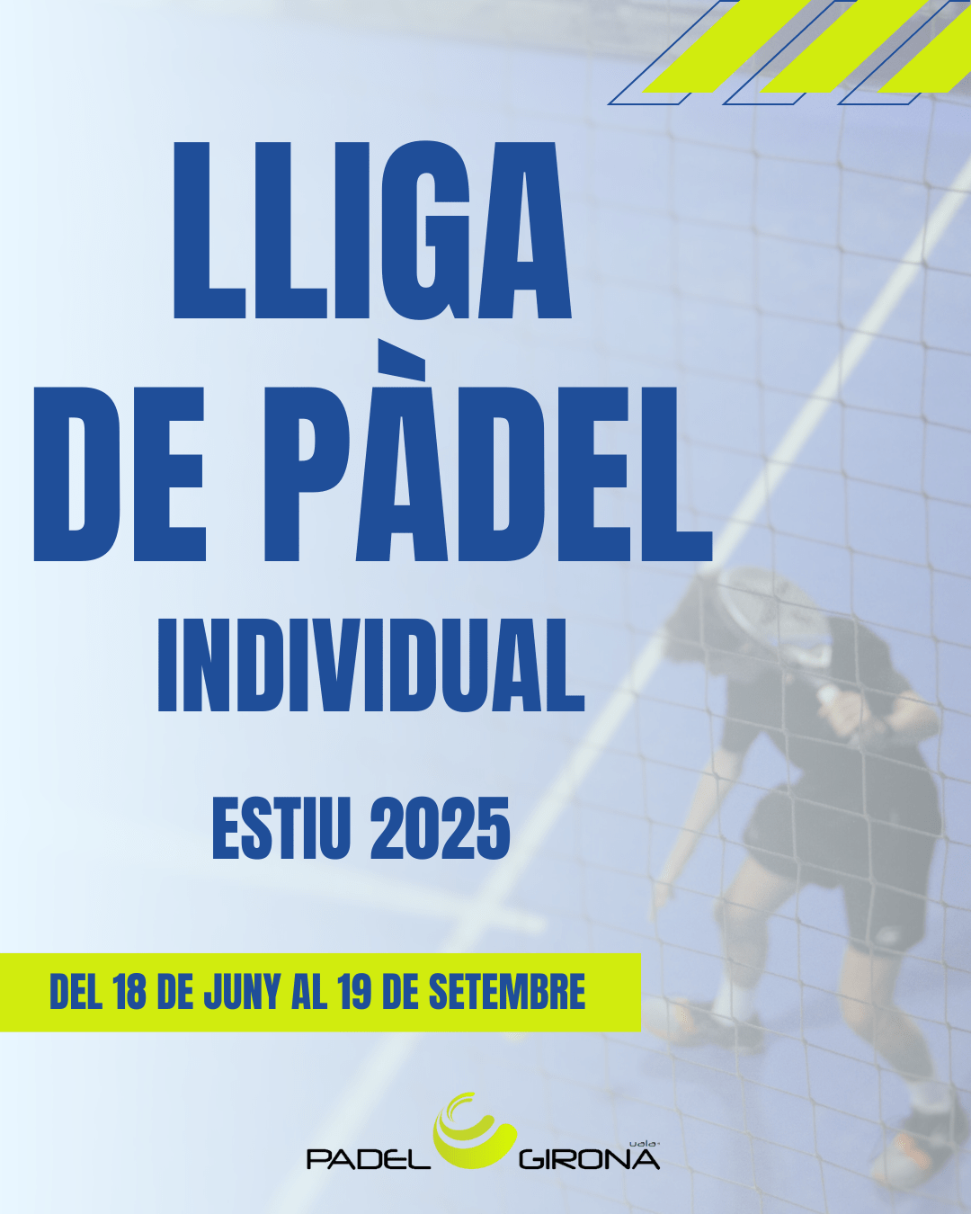 CARTELL LLIGA INDIVIDUAL CARTELL LLIGA INDIVIDUAL